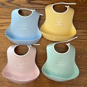 Set of Four (4) Baby Bjorn Bibs